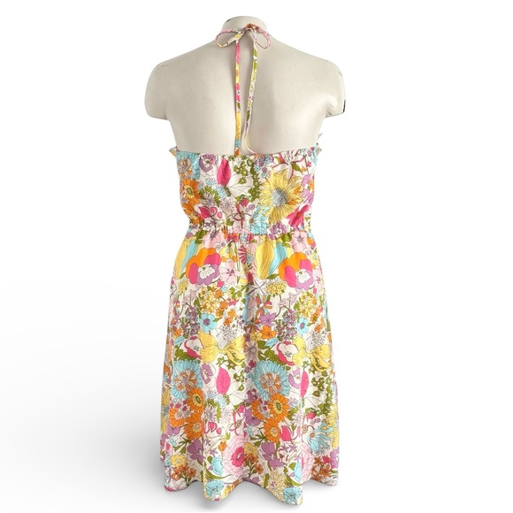 LIBERTY OF LONDON FOR TARGET FLORAL RUFFLE  DRESS SZ S - Picture 4 of 6